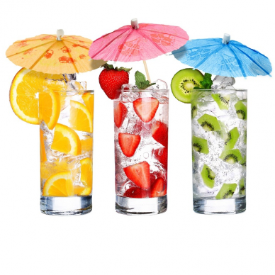 Cocktail umbrella picks, 10 pcs 1 Cocktail umbrella picks, 10 pcs 1