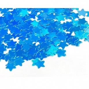 Stalo konfeti "Žvaigždės" , mėlynos (12 g)