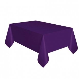 Staltiesė, tamsiai violetinė (137x274 cm)