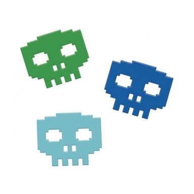 Stalo konfeti kompiuteriniai žaidimai tema "Kaukoliukai" (56 g) Stalo konfeti kompiuteriniai žaidimai tema "Kaukoliukai" (56 g)