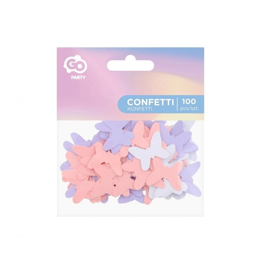 Stalo konfeti "Drugeliai", rausvi violetiniai (12 g) 1 Stalo konfeti "Drugeliai", rausvi violetiniai (12 g) 1