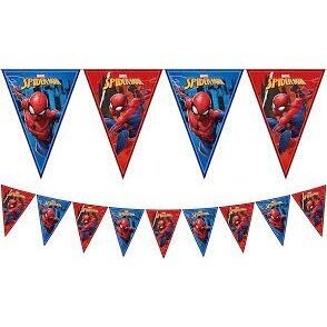 Vėliavėlių girlianda Žmogus voras "Spiderman Team Up" (2,3m) Vėliavėlių girlianda Žmogus voras "Spiderman Team Up" (2,3m)