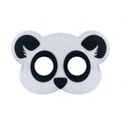 Veltinio kaukė "Panda” Veltinio kaukė "Panda”