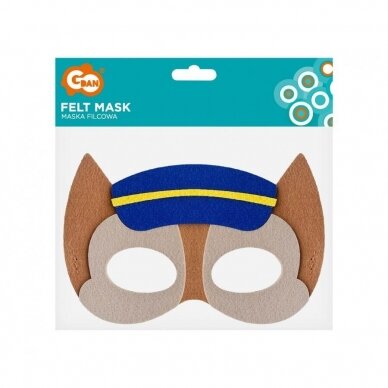 Veltinio kaukė "Paw Patrol Chase" 1 Veltinio kaukė "Paw Patrol Chase" 1