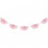 Fan garland, pink, 300 cm Fan garland, pink, 300 cm