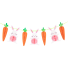 Easter garland "Bunnies and carrots" – hanging wall decoration (100 cm) Easter garland "Bunnies and carrots" – hanging wall decoration (100 cm)