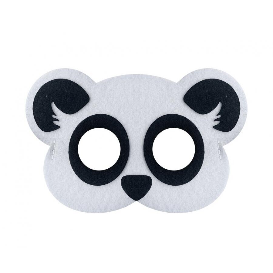 Veltinio kaukė "Panda” Veltinio kaukė "Panda”